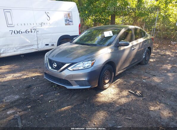 3N1AB7AP8GY268879 2016 NISSAN SENTRA Серебряный Передняя левая четверть