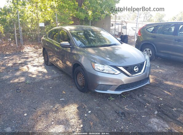 3N1AB7AP8GY268879 2016 NISSAN SENTRA Серебряный Передняя правая четверть