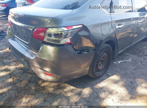 3N1AB7AP8GY268879 2016 NISSAN SENTRA Серебряный Вид щитка приборов