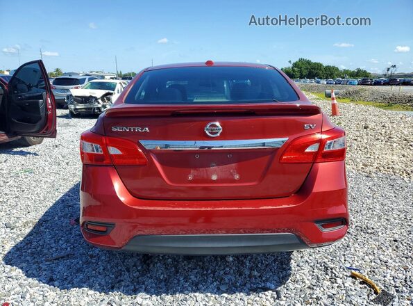 3N1AB7AP8GY285651 2016 NISSAN SENTRA Burgundy Вид ззаду