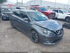 2016 Nissan Sentra Sr Gray vin: 3N1AB7AP8GY289358