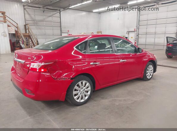 3N1AB7AP8HL699561 2017 NISSAN SENTRA Red Tył prawy