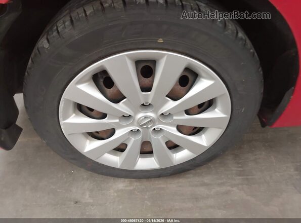 3N1AB7AP8HL699561 2017 NISSAN SENTRA Red Widok zestawu wskaźników