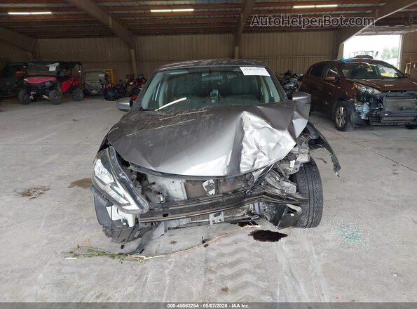 3N1AB7AP8HY211762 2017 NISSAN SENTRA Серый Вид панели приборов