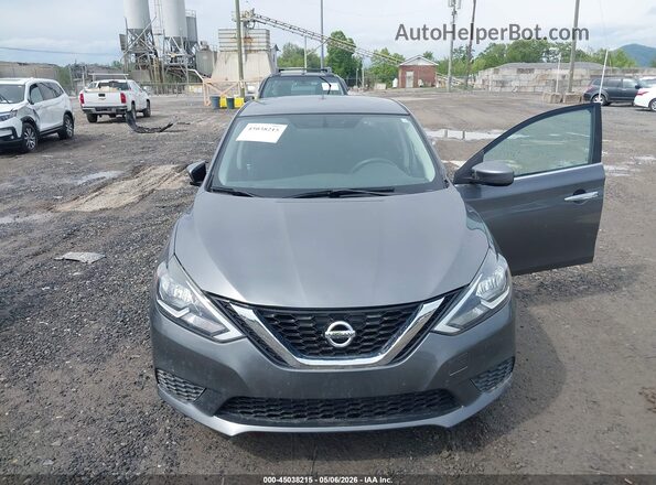 3N1AB7AP8HY373116 2017 NISSAN SENTRA Gray Widok z przodu