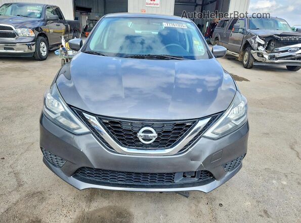 3N1AB7AP8JL638135 2018 NISSAN SENTRA Серый Вид спереди