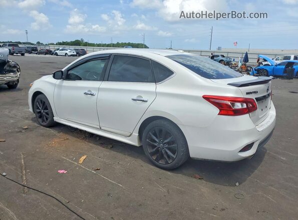 3N1AB7AP8JY253161 2018 NISSAN SENTRA Белый Задняя левая четверть