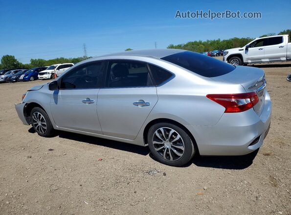 3N1AB7AP8JY332507 2018 NISSAN SENTRA Silver Tył lewy