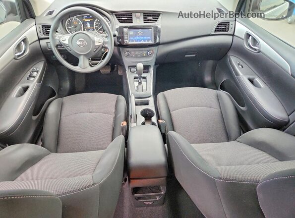 3N1AB7AP8KY253677 2019 NISSAN SENTRA Gray Առջևի վահանակի տեսք
