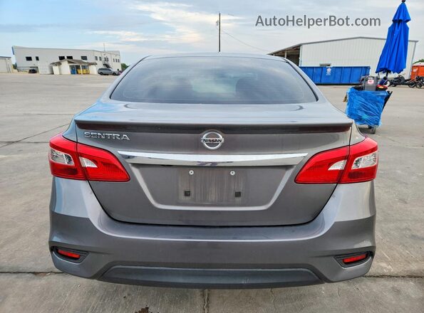 3N1AB7AP8KY253677 2019 NISSAN SENTRA Gray Հետևի տեսք
