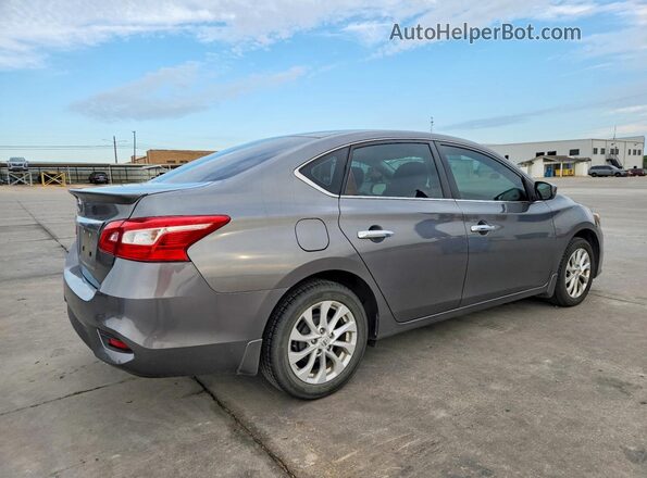 3N1AB7AP8KY253677 2019 NISSAN SENTRA Gray Հետևի աջ