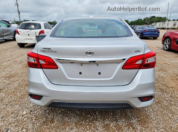 3N1AB7AP8KY283830 2019 NISSAN SENTRA Silver Հետևի տեսք