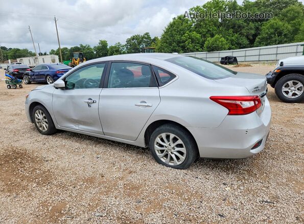 3N1AB7AP8KY283830 2019 NISSAN SENTRA Silver Հետևի ձախ