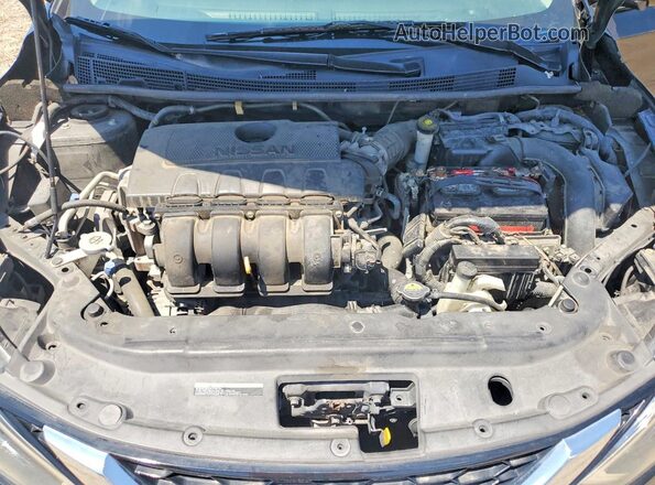 3N1AB7AP8KY321198 2019 NISSAN SENTRA Black Rear interior view