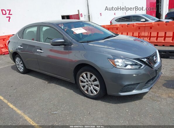 3N1AB7AP8KY356405 2019 NISSAN SENTRA Black Przód prawy