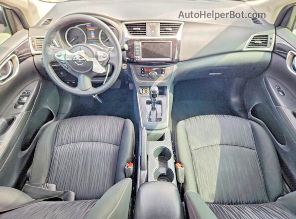 3N1AB7AP8KY425612 2019 NISSAN SENTRA Silver წინა პანელის ხედი
