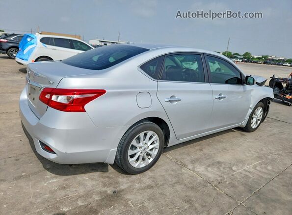 3N1AB7AP8KY425612 2019 NISSAN SENTRA Silver უკანა მარჯვენა