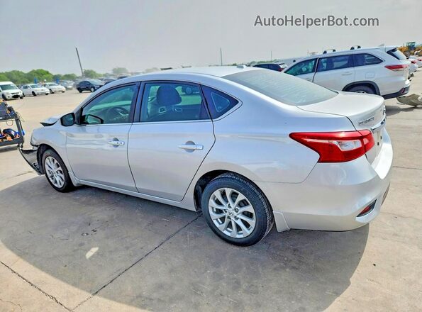3N1AB7AP8KY425612 2019 NISSAN SENTRA Silver უკანა მარცხენა