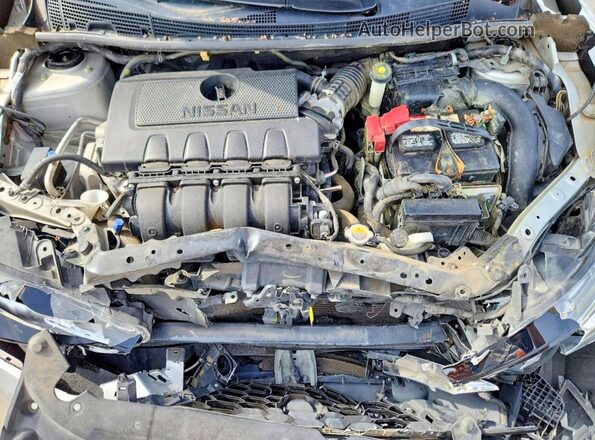 3N1AB7AP8KY425612 2019 NISSAN SENTRA Silver უკანა სალონის ხედი