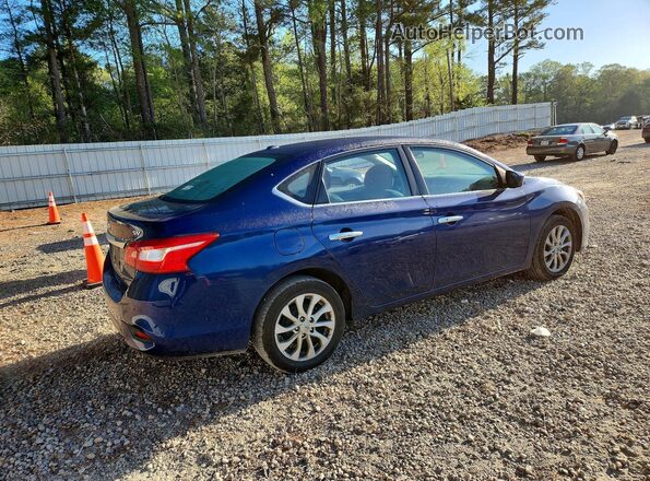 3N1AB7AP8KY435900 2019 NISSAN SENTRA Blue Trasero derecho
