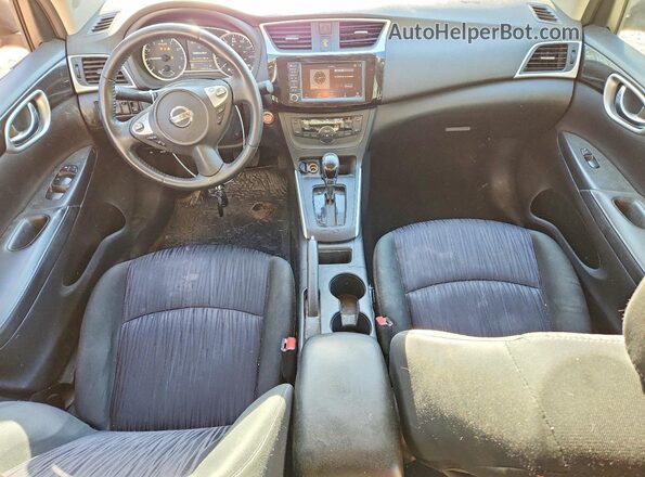 3N1AB7AP8KY435900 2019 NISSAN SENTRA Blue Vista del salpicadero