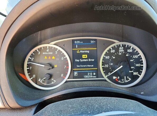 3N1AB7AP8KY435900 2019 NISSAN SENTRA Blue Vista del cuadro de instrumentos