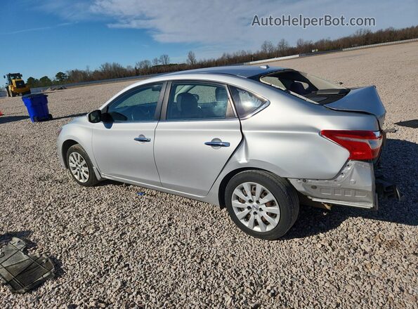 3N1AB7AP9GL666843 2016 NISSAN SENTRA Silver Tył lewy