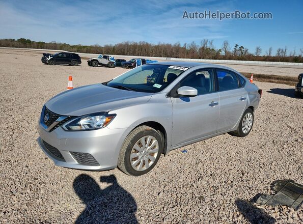 3N1AB7AP9GL666843 2016 NISSAN SENTRA Silver Przód lewy