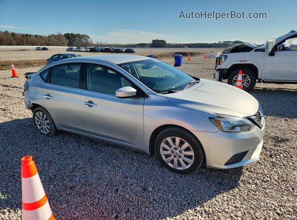 3N1AB7AP9GL666843 2016 NISSAN SENTRA Silver Przód prawy