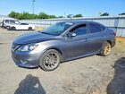 2016 Nissan Sentra Sr Gray vin: 3N1AB7AP9GY232067