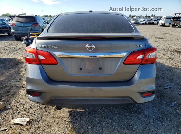 3N1AB7AP9GY232067 2016 NISSAN SENTRA Gray Հետևի տեսք