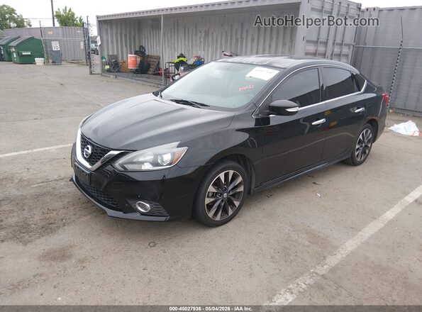 3N1AB7AP9GY285688 2016 NISSAN SENTRA Черный Передняя левая четверть