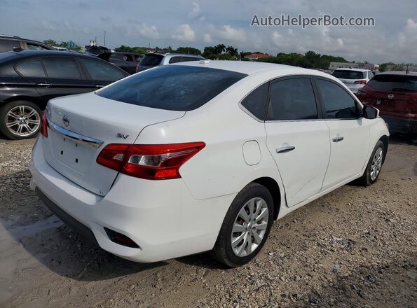 3N1AB7AP9GY306412 2016 NISSAN SENTRA Белый Задняя правая четверть