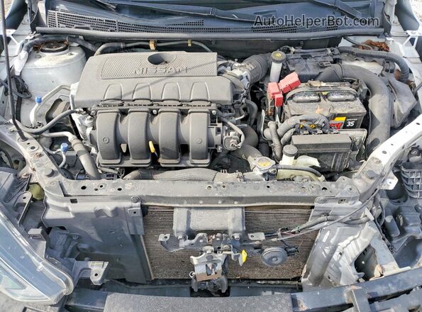 3N1AB7AP9GY306412 2016 NISSAN SENTRA Белый Вид задней части салона