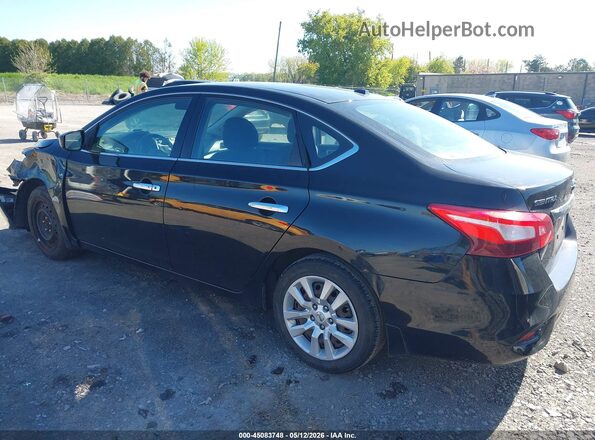 3N1AB7AP9HY239876 2017 NISSAN SENTRA Black Задня ліва чверть