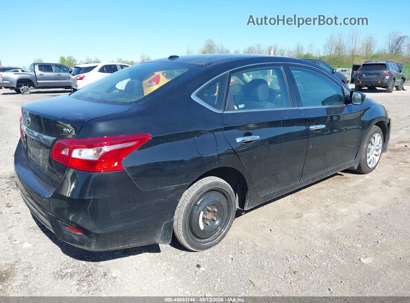 3N1AB7AP9HY239876 2017 NISSAN SENTRA Black Задня права чверть