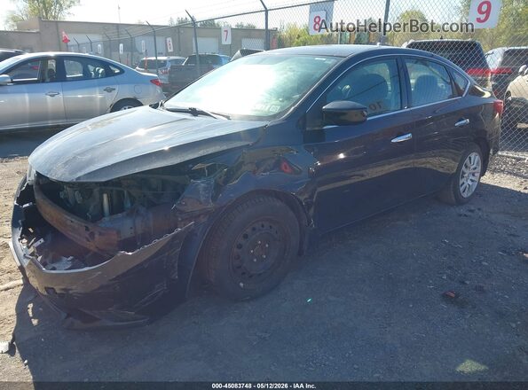3N1AB7AP9HY239876 2017 NISSAN SENTRA Black Передня ліва чверть