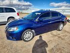 2018 Nissan Sentra Sv Blue vin: 3N1AB7AP9JL630481