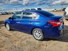 2018 Nissan Sentra Sv Blue vin: 3N1AB7AP9JL630481