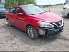 2018 Nissan Sentra Sv Red vin: 3N1AB7AP9JL640766