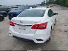 2018 Nissan Sentra Sv White vin: 3N1AB7AP9JY211792