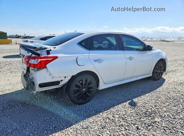 3N1AB7AP9JY232612 2018 NISSAN SENTRA White Tył prawy