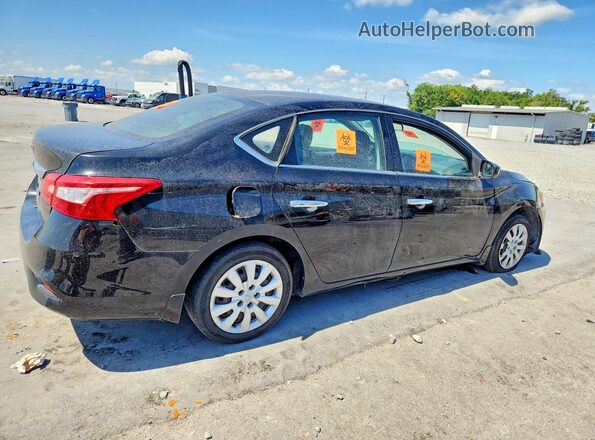 3N1AB7AP9KY216735 2019 NISSAN SENTRA Black Trasero derecho