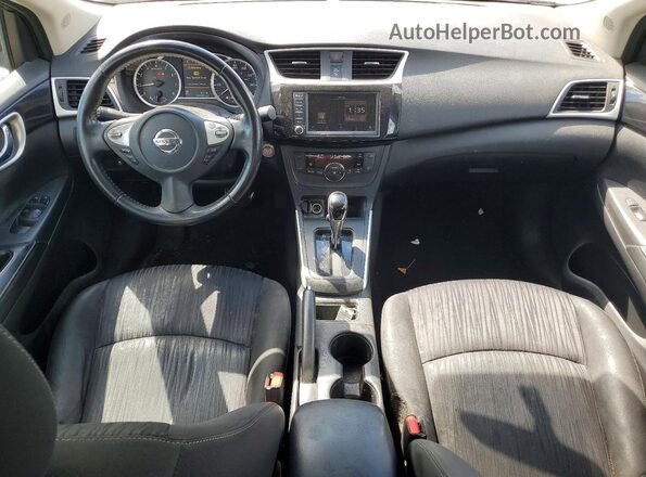 3N1AB7AP9KY266048 2019 NISSAN SENTRA Gray Widok deski rozdzielczej
