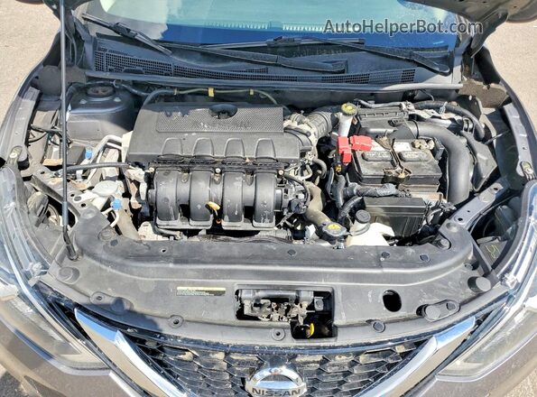 3N1AB7AP9KY266048 2019 NISSAN SENTRA Gray Widok wnętrza z tyłu