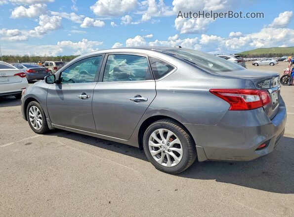 3N1AB7AP9KY266048 2019 NISSAN SENTRA Gray Tył lewy