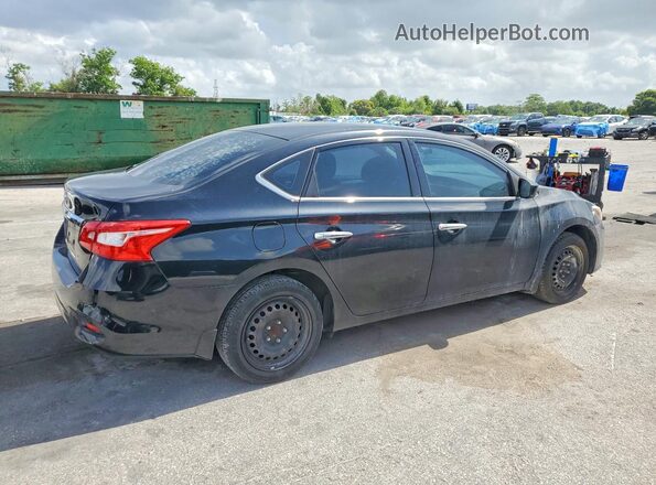 3N1AB7AP9KY277874 2019 NISSAN SENTRA Черный Задняя правая четверть