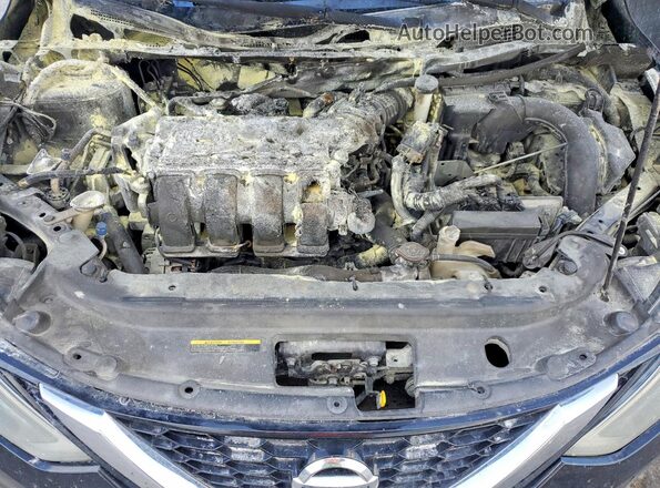 3N1AB7AP9KY277874 2019 NISSAN SENTRA Черный Вид задней части салона