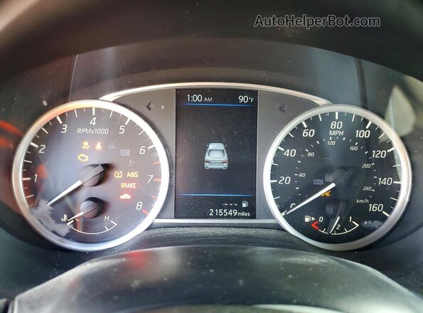 3N1AB7AP9KY277874 2019 NISSAN SENTRA Черный Вид щитка приборов