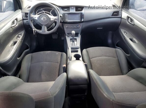 3N1AB7AP9KY277874 2019 NISSAN SENTRA Черный Вид панели приборов